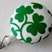 Retractable ID Badge Holder - ID Badge Reel - Name Badge Holder - Nurses Badge Holder - Holiday Badge Reel - St. Patrick's Day Shamrocks