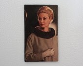 Vintage 60s Fashion Magazine Magnet: Retro 1960s Fashion Model Refrigerator Magnet, Handmade from Vintage Magazine Pages, Paper Ephemera