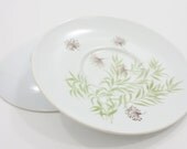 Vintage Melmac Saucers: Melamine Saucers with Dandelion Pattern, Set of 2