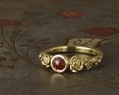 Rosy Solitaire (14K) Made to Order