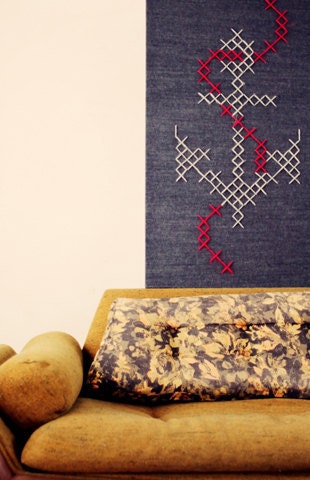 Giant Anchor Cross-Stitch