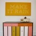 Giant "Make it Rain" Cross-Stitch