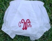 Personalized Bloomers Diaper Covers
