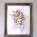 illustration - Ginger Wren portrait print