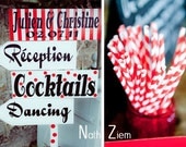 Unique Wedding Direction Signs with Arrows.  Wood Wedding Signs for your Wedding, Ceremony, Reception, Dancing, Cocktails or Special Event.