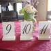 Table Numbers for any Occasion. This Item made the FRONT PAGE On ETSY. double sided table numbers. Over 300 Wedding signs in our shop.