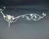 Moonlight Circlet Wedding Bridal Celtic Elven Medieval Fairytale Renaissance Headpiece Headdress Tiara