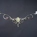 Moonlight Necklace Wedding silver Celtic Elven Medieval Renaissance Pendant