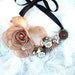 Bridal Bib Necklace Wedding Statement Necklace Shabby Chic French Market Antique Victorian Rose