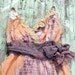 Rustic Gypsy Cowgirl Slip Dress Cottage chic Shabby chic lace hand dyed prairie girl ruffle dress Country chic Farmhouse girl XL