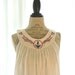 White vintage moo moo dress, retro, hippie chic, boho, bohemian girl, womens dresses, small, 4th of July
