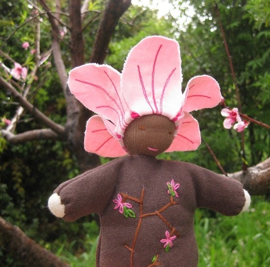Waldorf Doll - Miss Peach Blossom - Made to Order