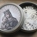 NEW french market virgin mary with baby 2 oz round