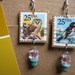 Bird Watcher Vintage Postage Stamp earrings