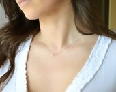 Bow Necklace - Mini / Tiny Sterling Silver Bow - Wedding, Bride, Bridal, Bridesmaid Gift, Bridal order - Tie the knot