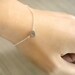 Custom Initial Silver Heart Bracelet - Hand stamped double sided heart - Buy 2 Get 1 FREE - Bride, Bridal, Bridesmaid gift