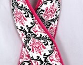 Quick Release Hipster Camera Strap with Pink Minky Back - Ready to Ship