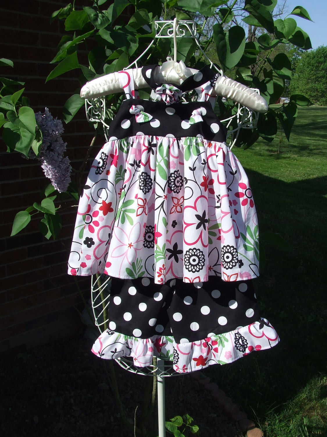 Little Girls Summer Top and Bloomers