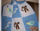 Snakes and Snails Crochet Baby Afghan or Blanket Crochet Pattern PDF - INSTANT DOWNLOAD