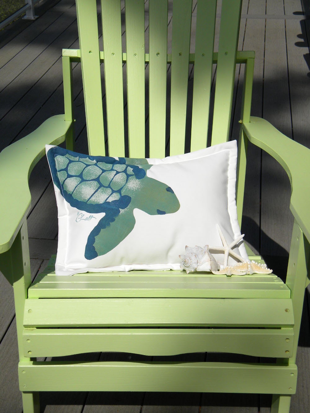 outdoor sea turtle pillows