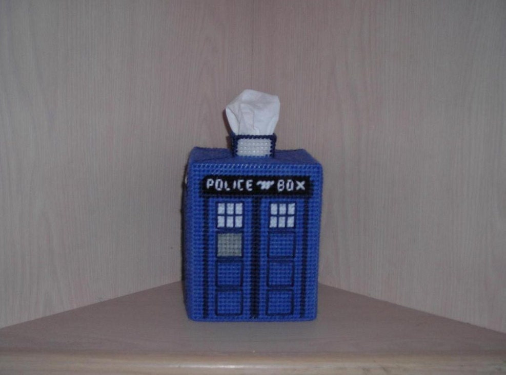 Doctor Who TARDIS tissue topper