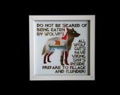 wolf with scandinavian viking longboat inside. fact
