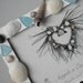 Photo Frame, seashell beach decor, nautical, coastal home, beach home accents, sea shell, aqua blue sea glass,