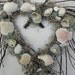 Heart Seashell Wreath with seashells and sea glass for beach lovers, nautical theme decor, beach decor, coastal decor