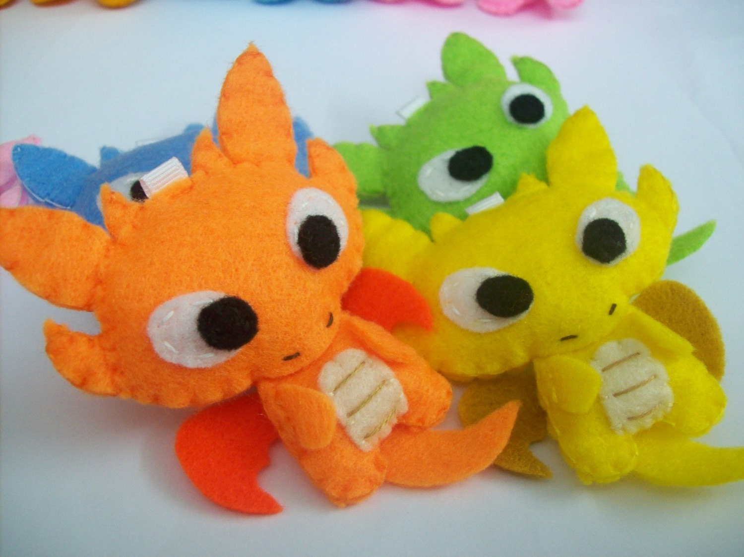 Cute Draco the Dragon - Keychain, Magnet, Phone Charm