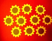 Ten Little Sunflower Die Cuts