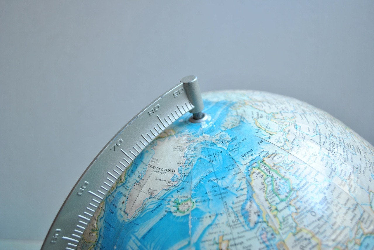 Vintage World Globe
