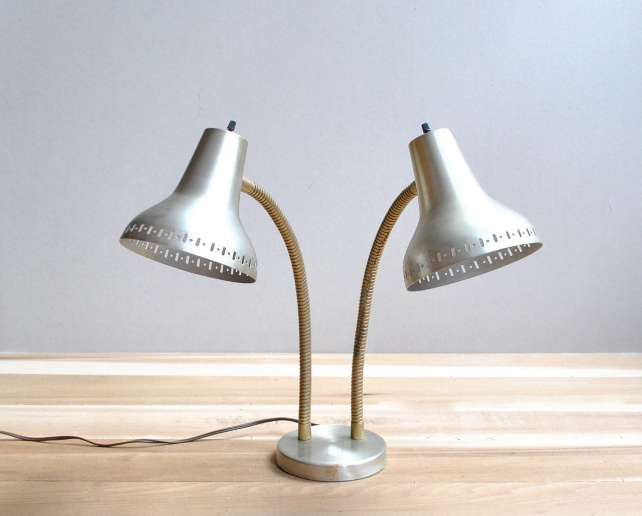 Mid Century Double Shade Lamp