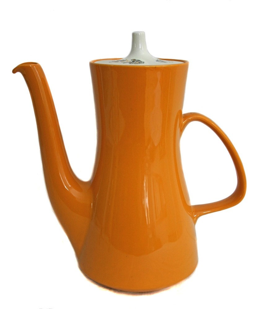 Vintage Poole Pottery Coffee Pot