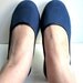 Vegan Flat - navy blue