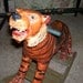 Super SaLe Rare Antique Hand Carved Wooden Rocking Bengal Tiger