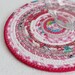 Gypsy Pink Round Coiled Mat by PrairieThreads