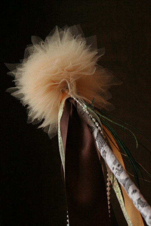Flower girl, fairy princess wand