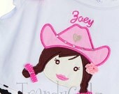 Couture Personalized CowGirl Birthday Tee Shirt Tank Dress Design Your own