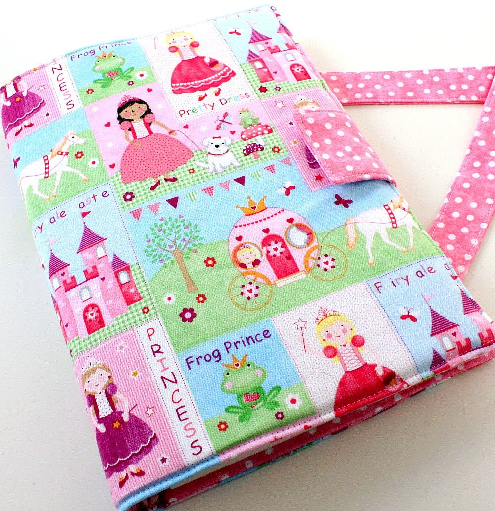 SALE - Crayon Artist Case, crayon tote, busy bag, travel art toy, coloring wallet, crayon wallet, gift for kids, travel toy - PRINCESS