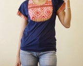 The villager in navy blue