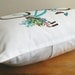 Bicycle Pillow Cover 12x18 inch White Cotton PRINT DESIGN 18