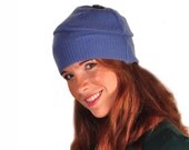 Gone To Paris handmade cashmere hat Dark Blue