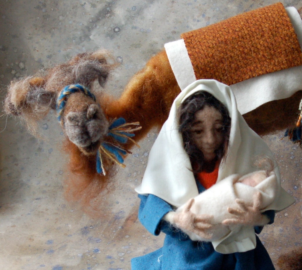 SALE: Nativity Camel Brown