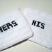 Black and White His & Hers Potholders Wedding Gift