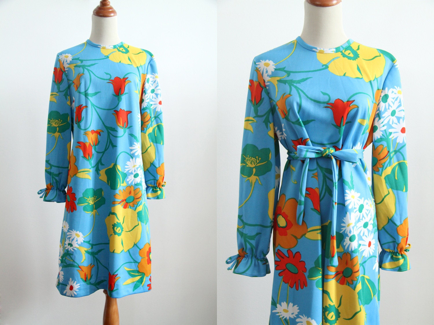 Neon Floral Dress