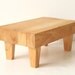 Wooden Display Platform - Mid Century Modern