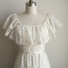 Lace Wedding Dress - Flutter Ruffle Sleeve