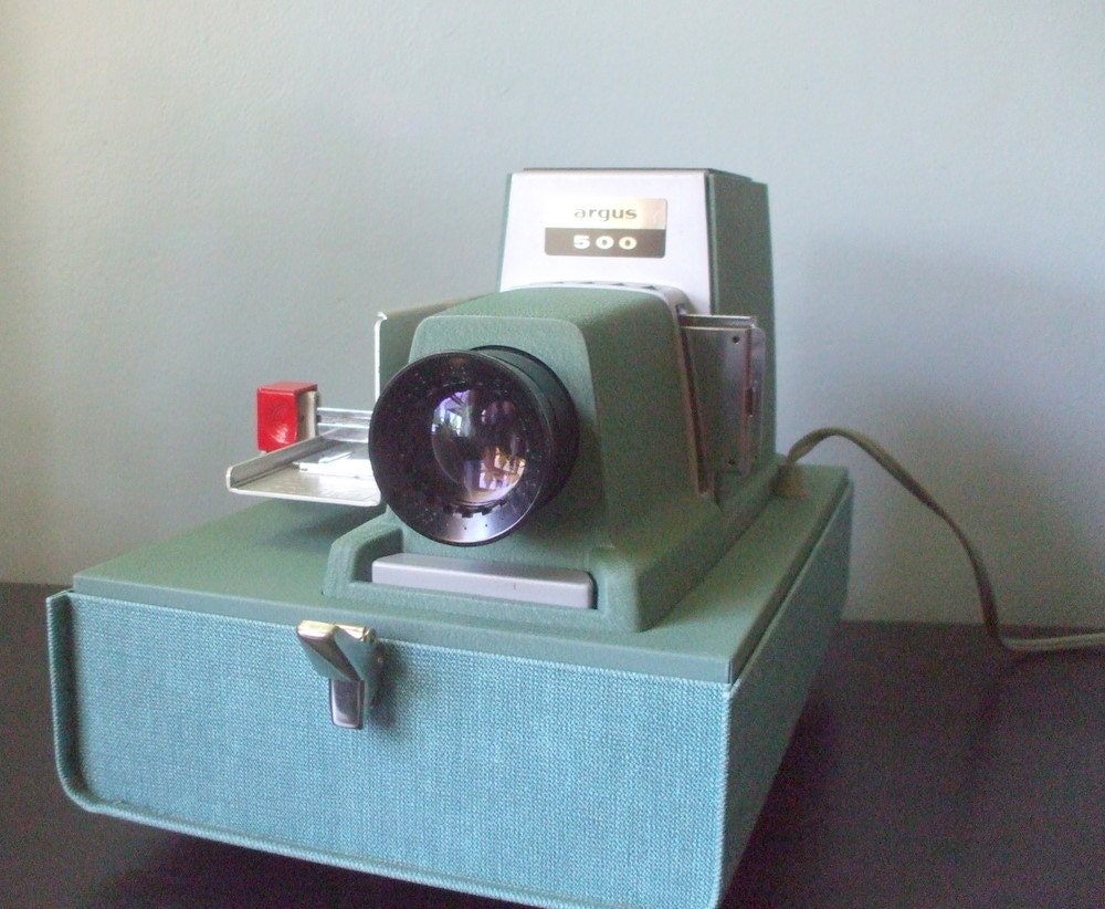 vintage argus 500 35mm automatic slide projector with by EstateBum