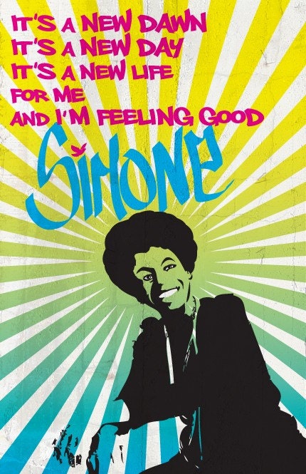 Nina Simone Print 11x17 - Famous Seniors