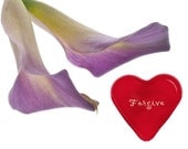 Red Glass Heart of Easter Renewal Forgiveness Expression Inspiration 1.5x1.5x.5" 1.6oz